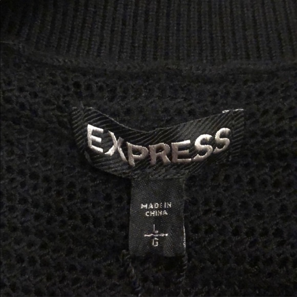 Express black sheer top - Picture 2 of 4